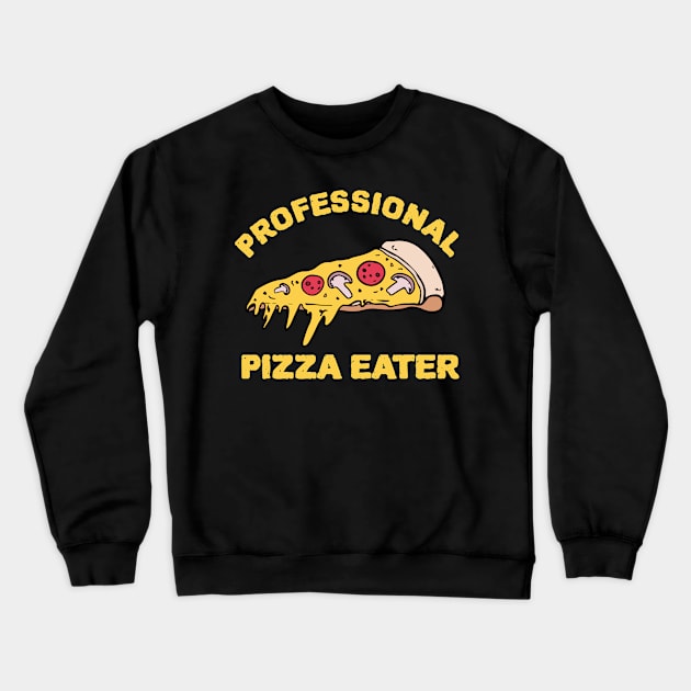 professional pizza eater Crewneck Sweatshirt by ZenCloak